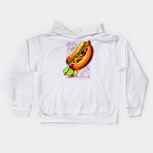 Hotdog monsters Kids Hoodie